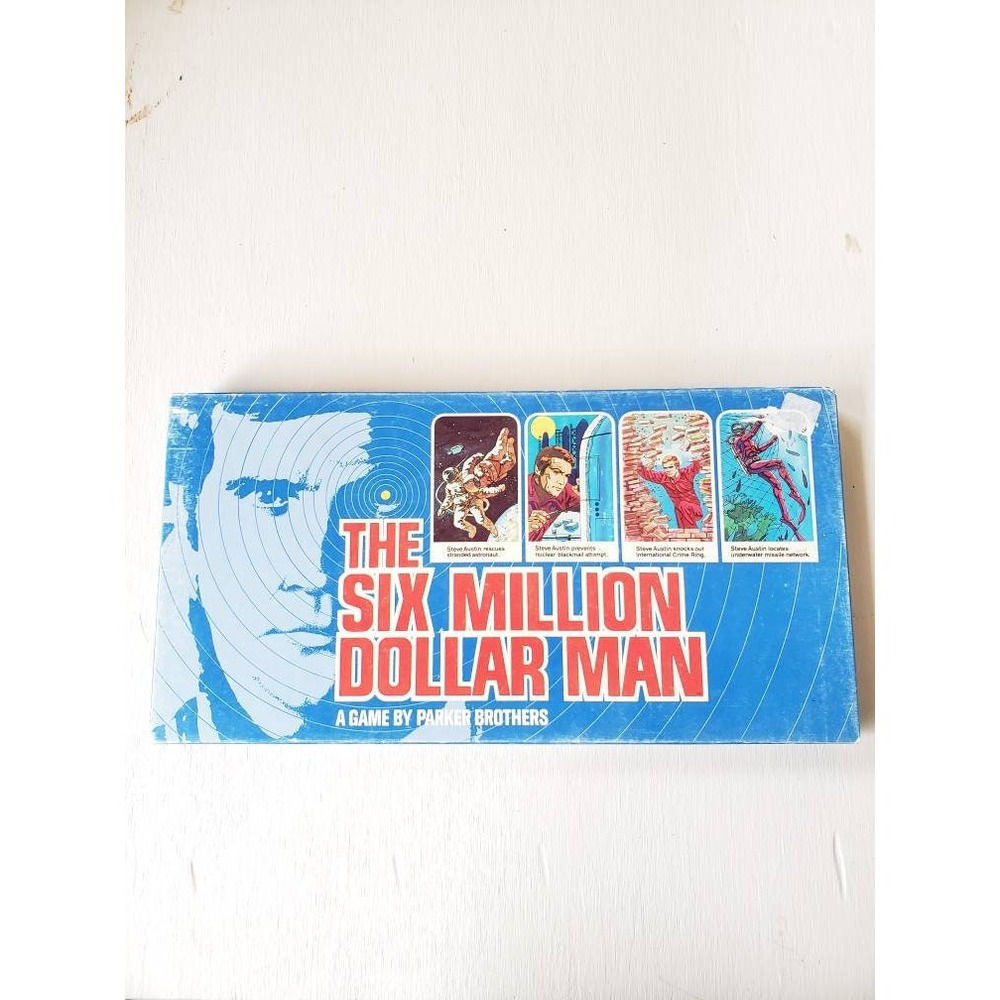 Incomplete Six Million Dollar Man Board Game | board‎ and cards Parker Brothers